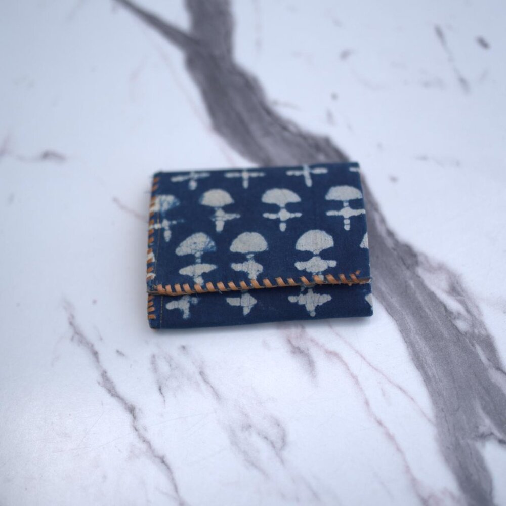 Women's Blue and Navy Wallet-purses